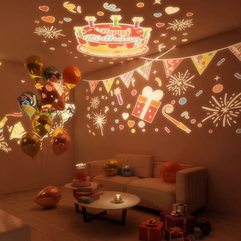 Cute Rabbit and Deer Night Light Projector