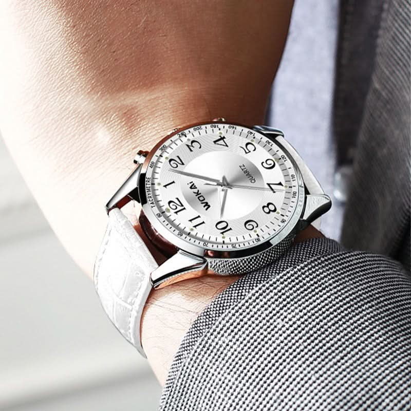 Men's Quartz Sports Watch - White