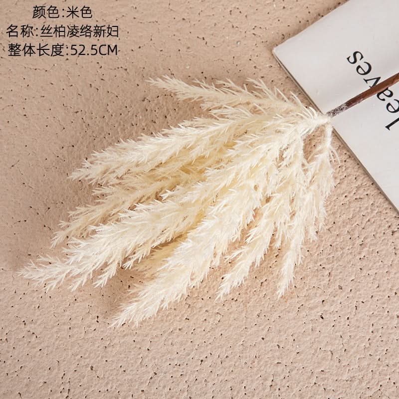 Set of 2 pcs. Artificial Wedding Flower & Green Plant