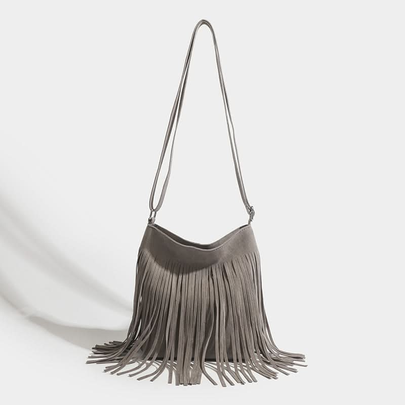 Trendy Tassel Shoulder Bag – Large-Capacity Korean Style Bag