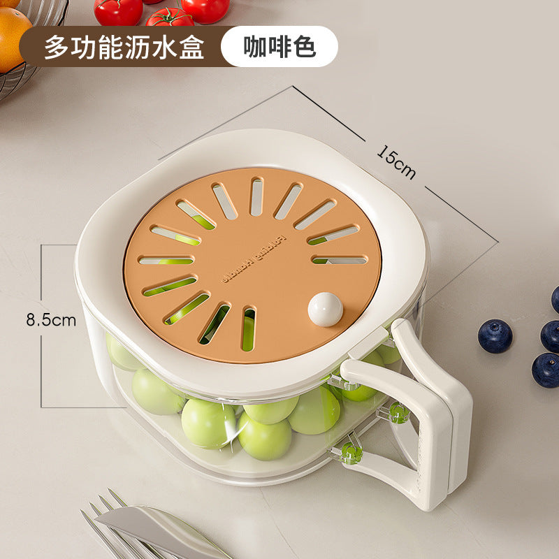 Adjustable Sink Drain Basket – Food-Grade Faucet Strainer for Washing Fruits & Vegetables