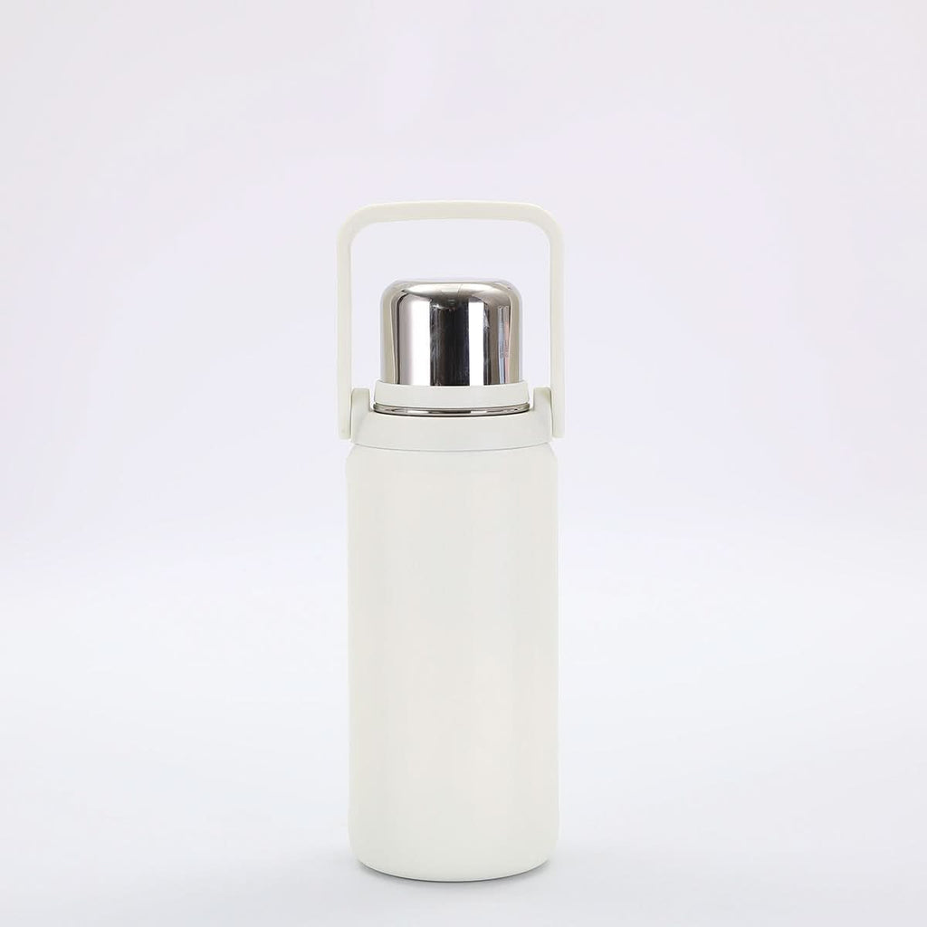 Stainless Steel Thermos with Handle – Cute & Durable Travel Cup