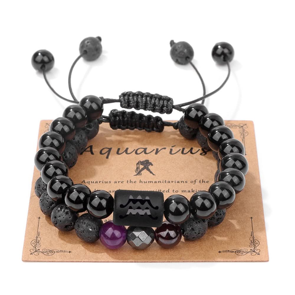 Natural Stone Aromatherapy Bracelet – Zodiac Bracelet for Men & Women