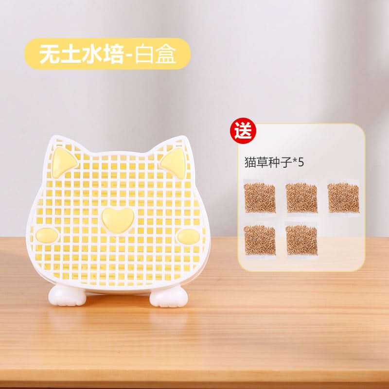 Cat Grass Growing Kit with Bowls