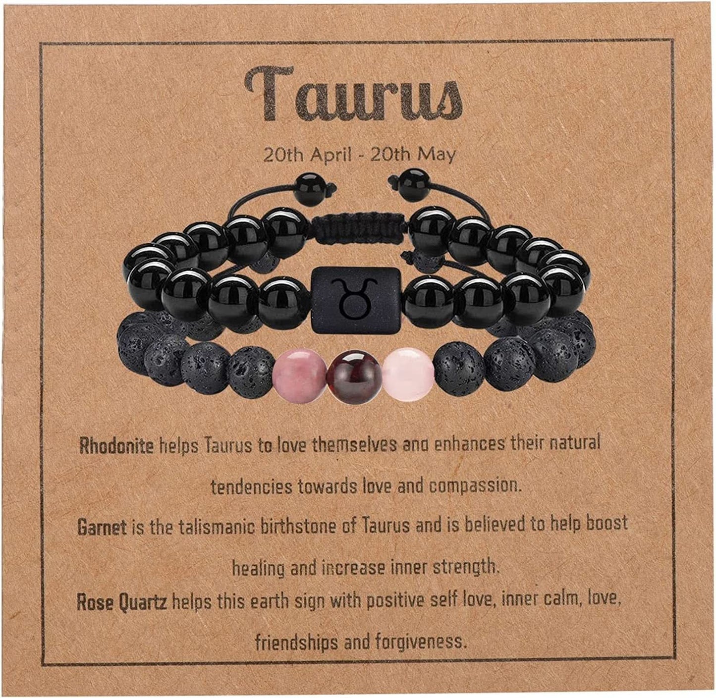 Natural Stone Aromatherapy Bracelet – Zodiac Bracelet for Men & Women