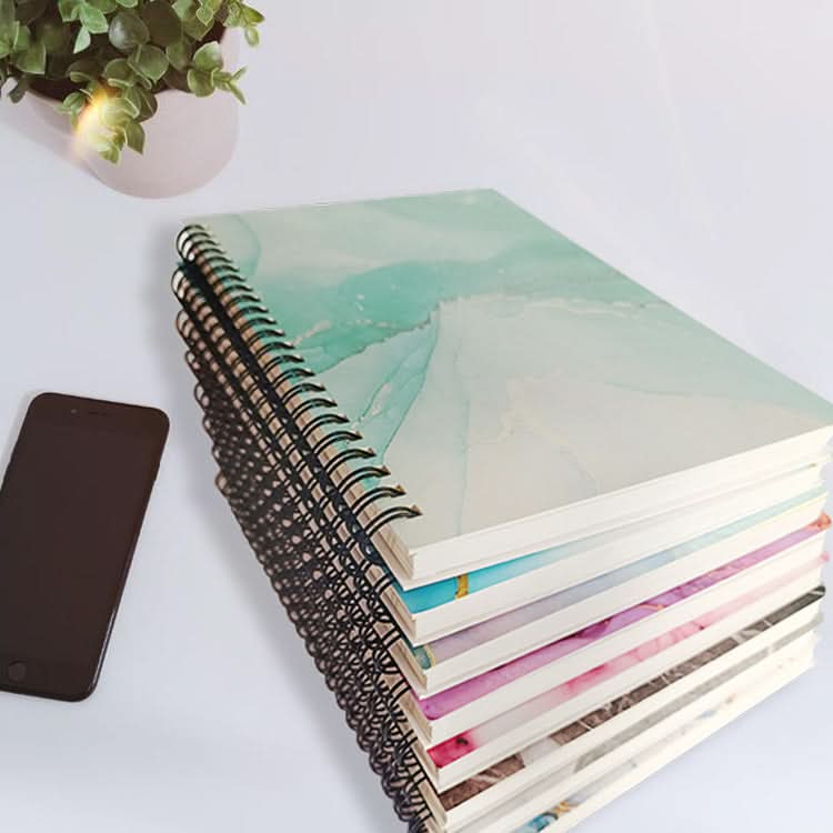 A5 Side Flip Spiral Notebook - Horizontal Line Notepad