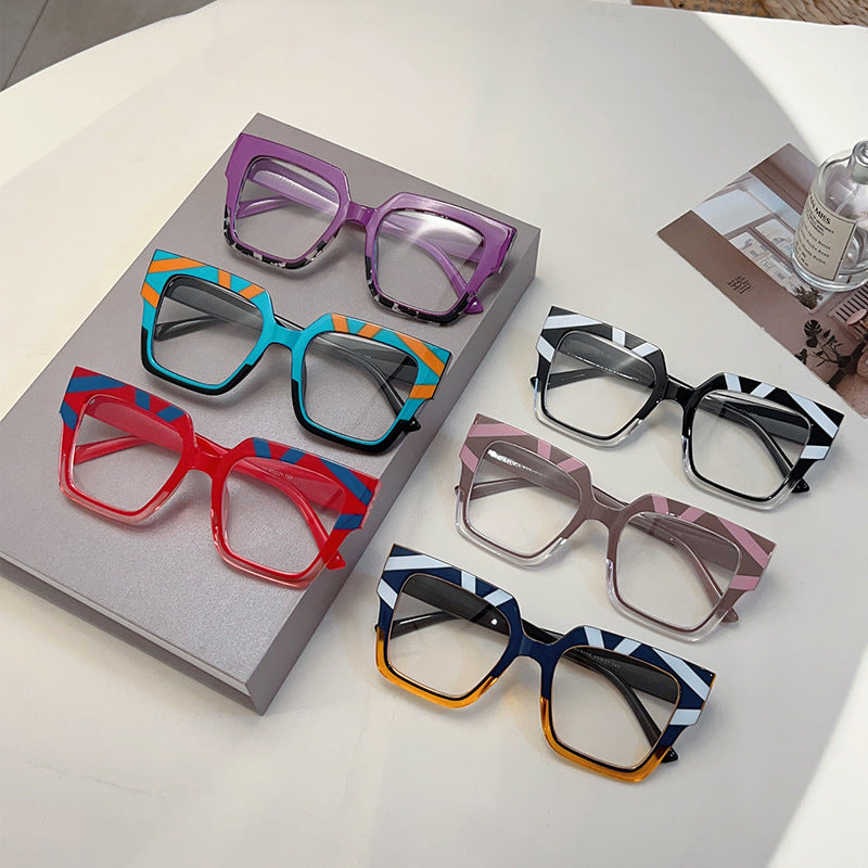 Square Frame Blue Light Blocking Glasses – Fashion Trend Eyewear for Adults