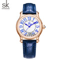 SK Women’s Quartz Watch – Round Dial, Waterproof Basic Fashion Watch