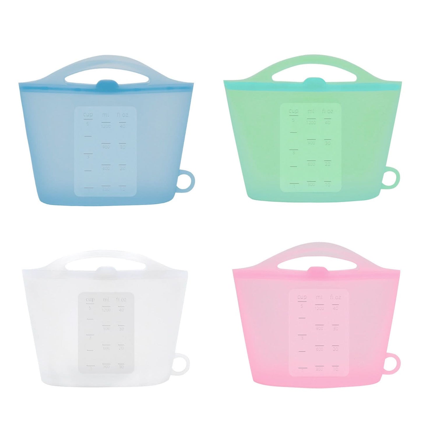 Reusable Silicone Heat-resistant Food Storage Bags – 1000ml