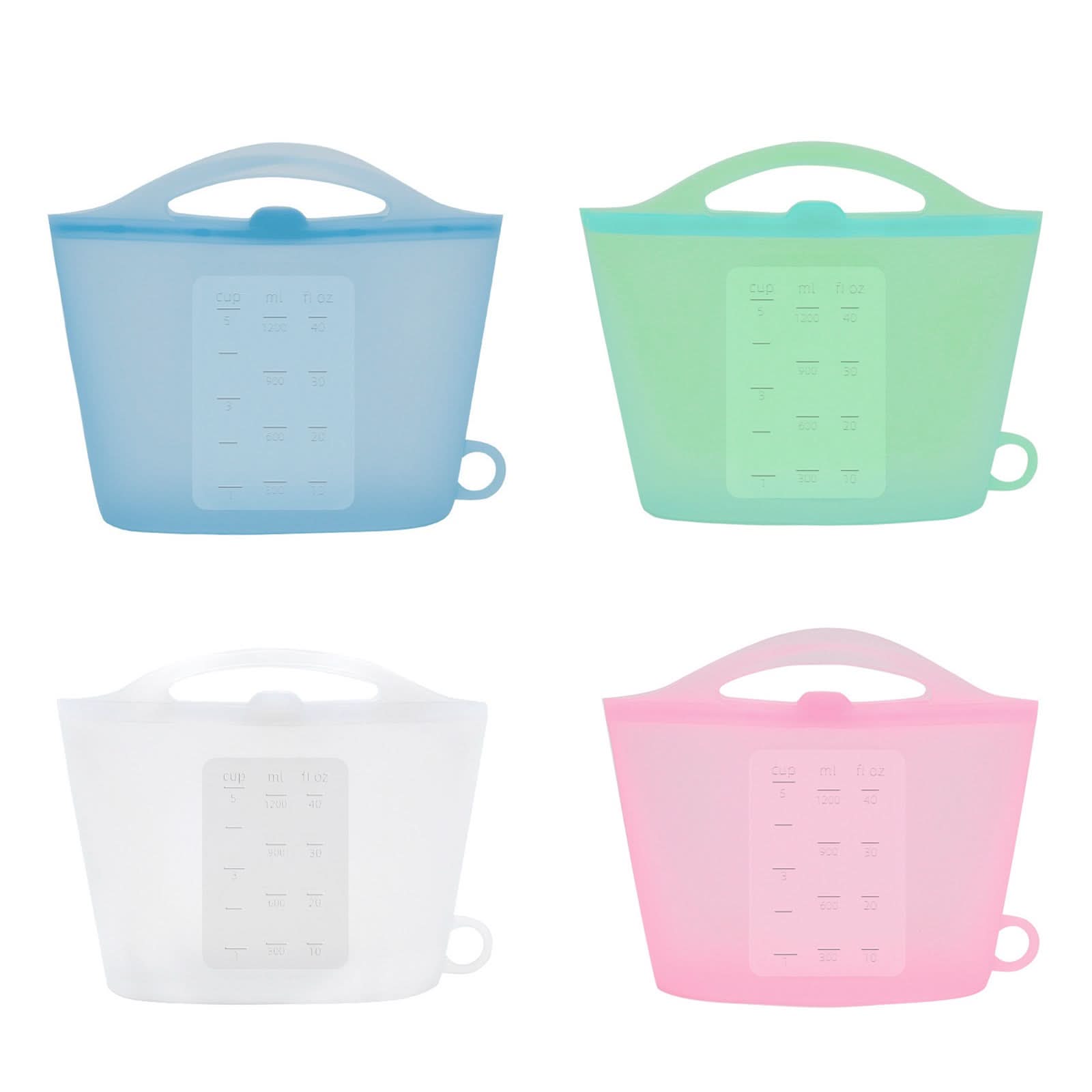 Reusable Silicone Heat-resistant Food Storage Bags – 1000ml