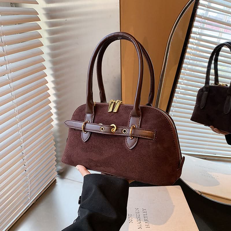 Women's Retro PU Leather Shoulder Bag – Commuter Messenger Tote