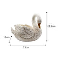 Swan Flower Pot Garden Sculpture Ornament