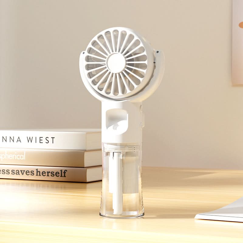 Mini USB Mist Fan – Portable Rechargeable Spray Cooling Fan