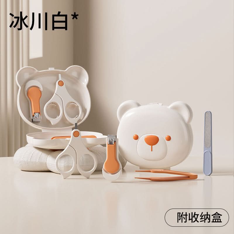 Baby Nail Clippers Set – Safe Infant Nail Care Kit with Scissors & File (4-piece pack)