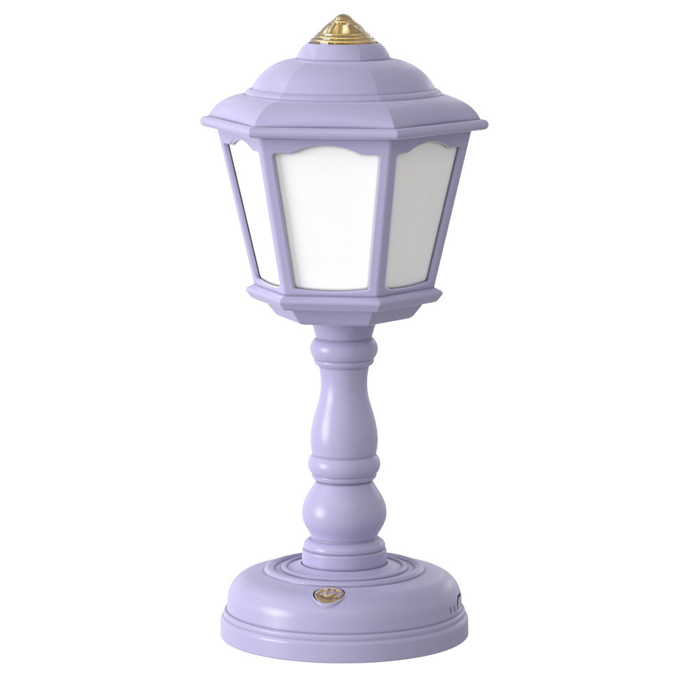 Modern LED Touch Desk Lamp – USB Rechargeable Night Light for Bedroom or Gift Use