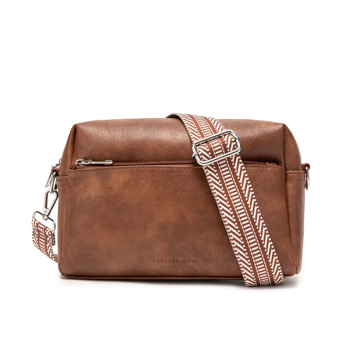 Women's Retro Small Square Crossbody Bag – Soft PU Leather
