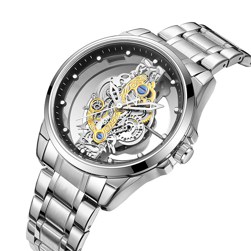 TPW Elegant Men's Quartz Watch – Durable Steel Strap