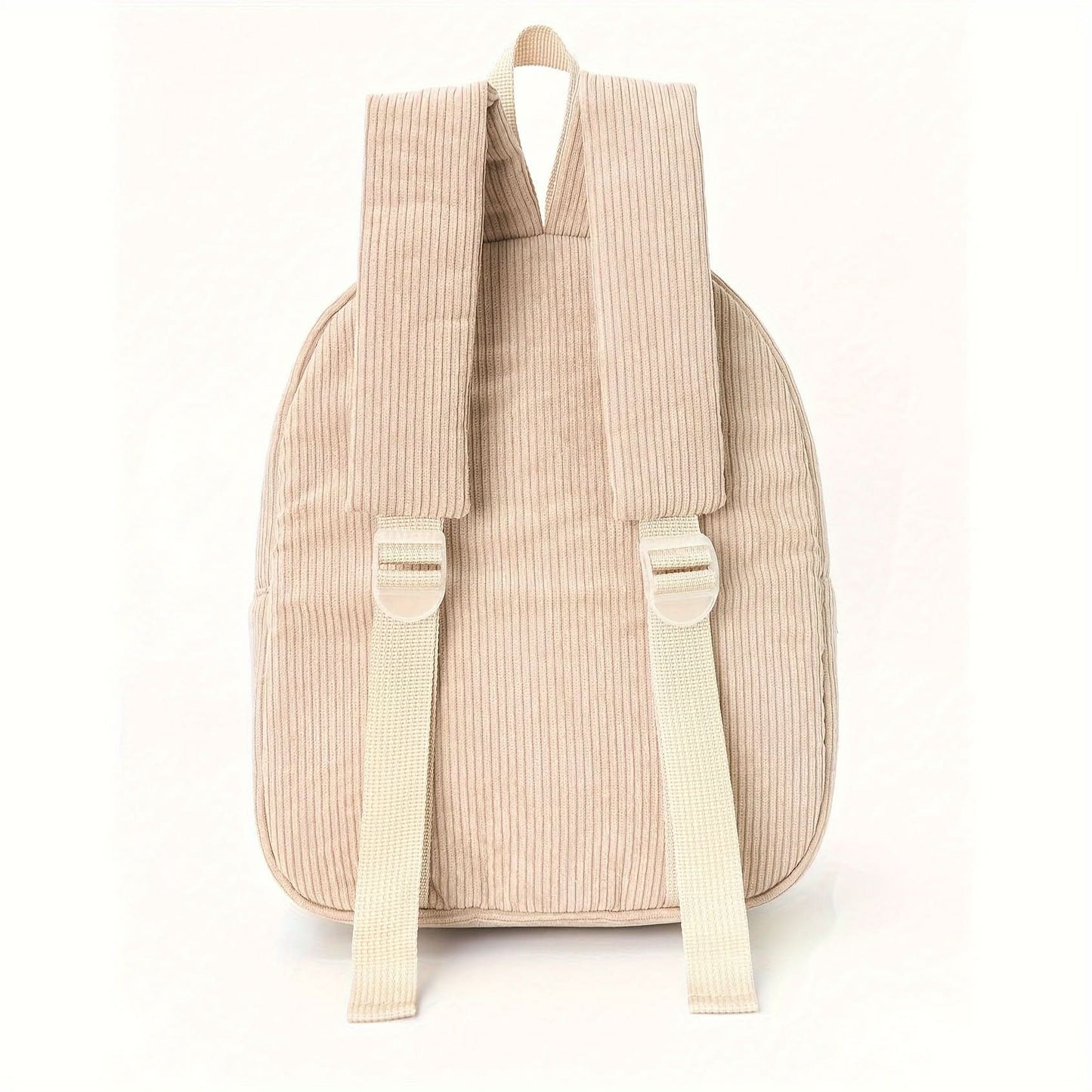 Cute Animal Corduroy Backpack – Plush Cartoon School Bag for Kids