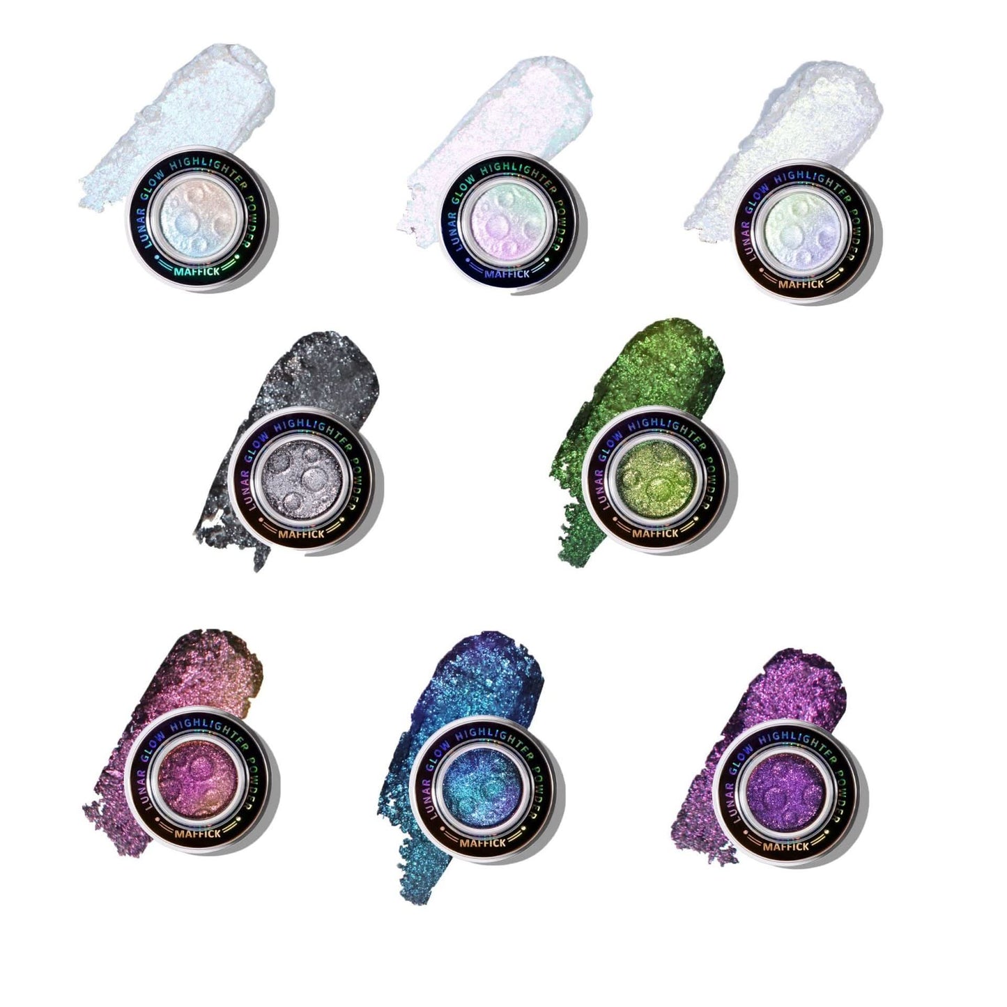 Maffick Planet Highlight Powder –Fine Flash Highlighter, Natural Body & Face Brightener