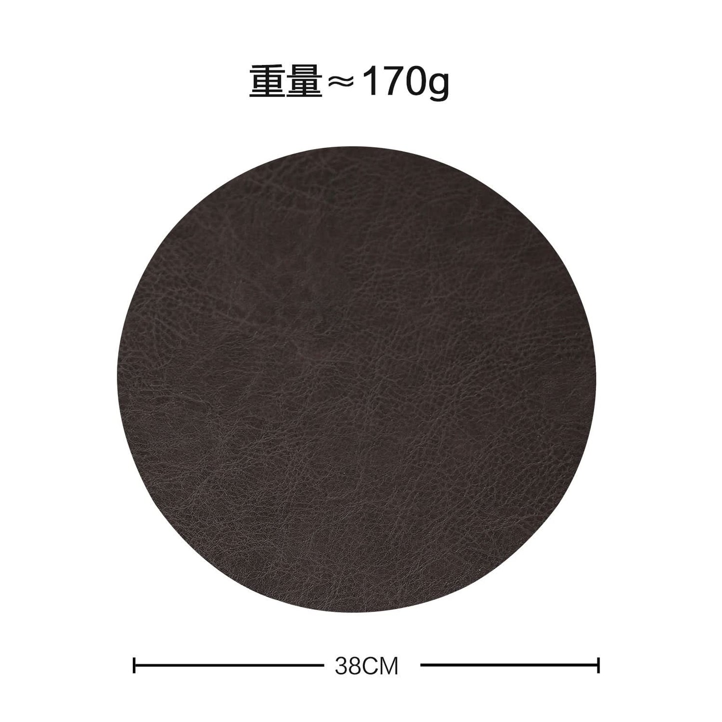 Nordic Style Leather Placemats & Coasters