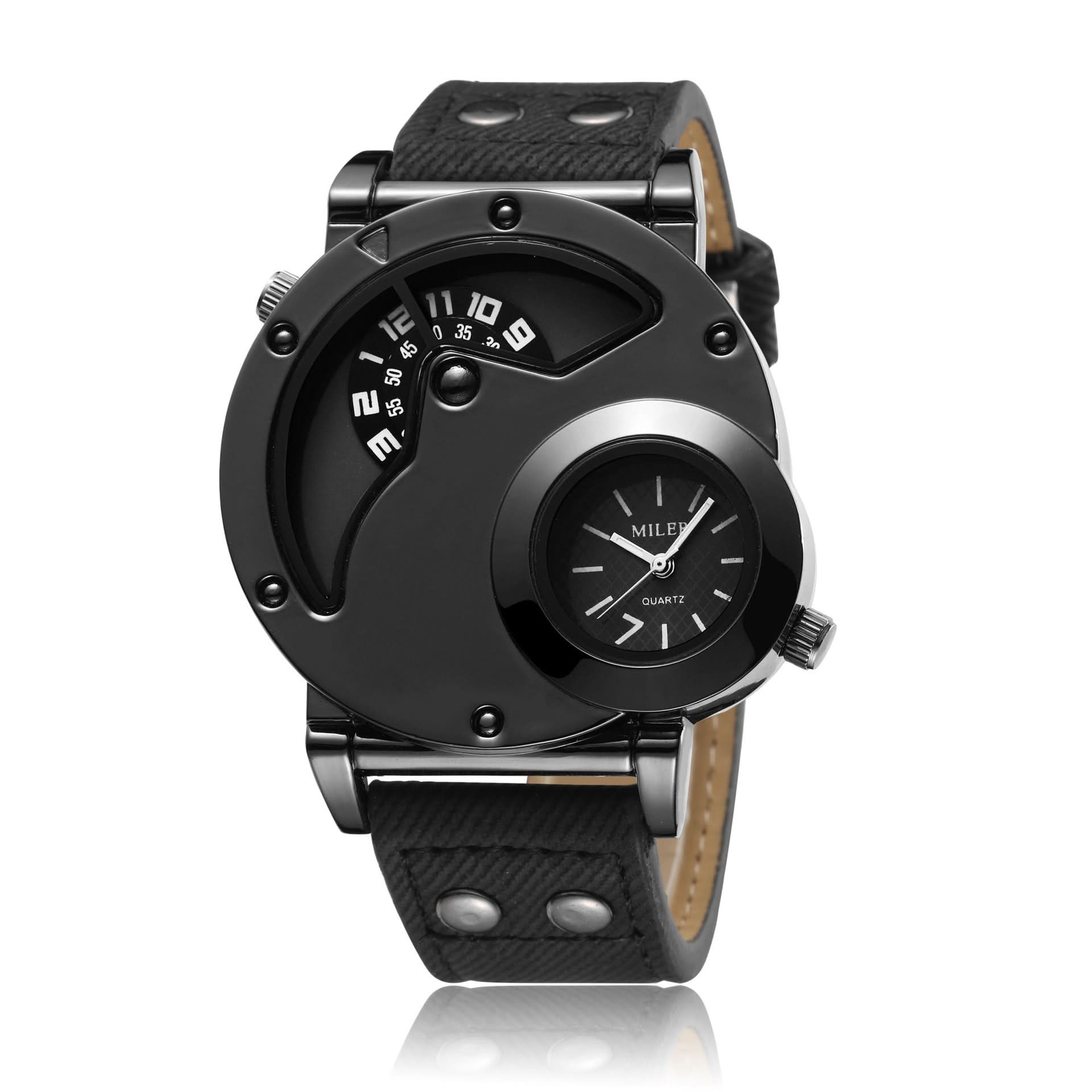 Men's Outdoor Quartz Watch with Fabric Strap