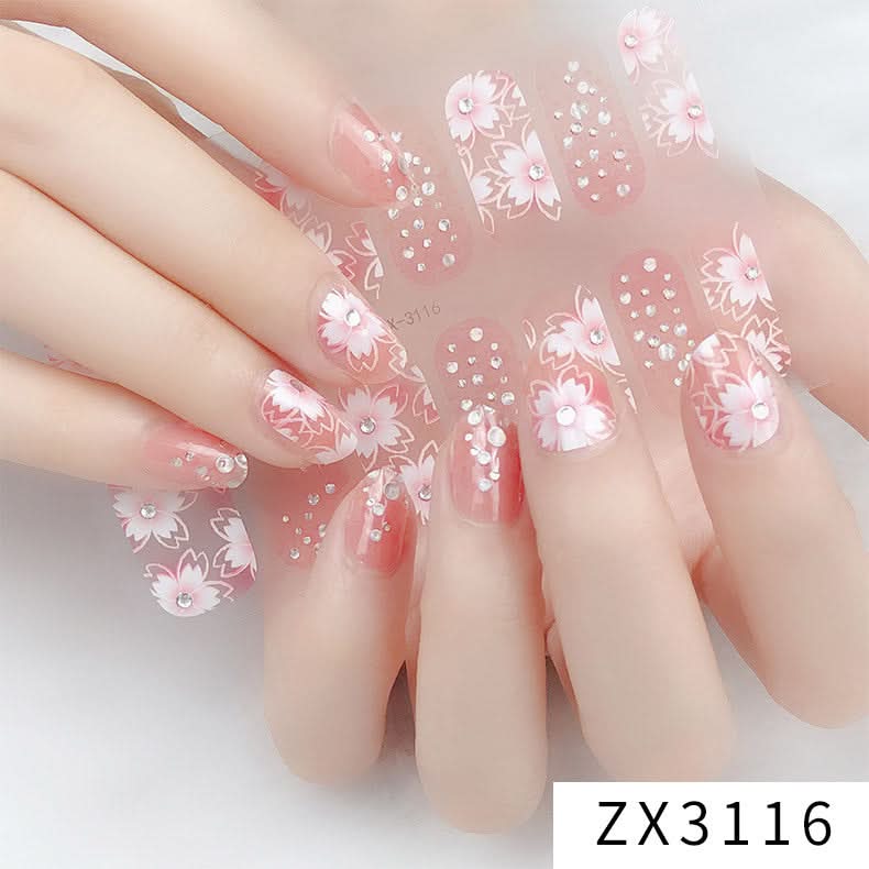 3D Star Diamond Nail Stickers Set