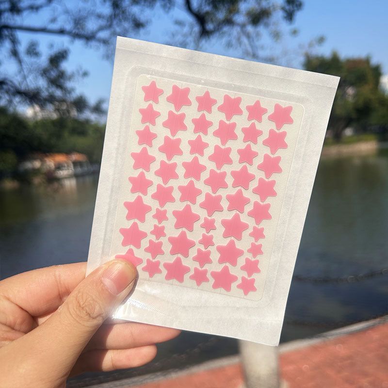 Star Acne Patches for Face – Hydrocolloid Blemish Treatment, Cute Star Shape (51-pieces)