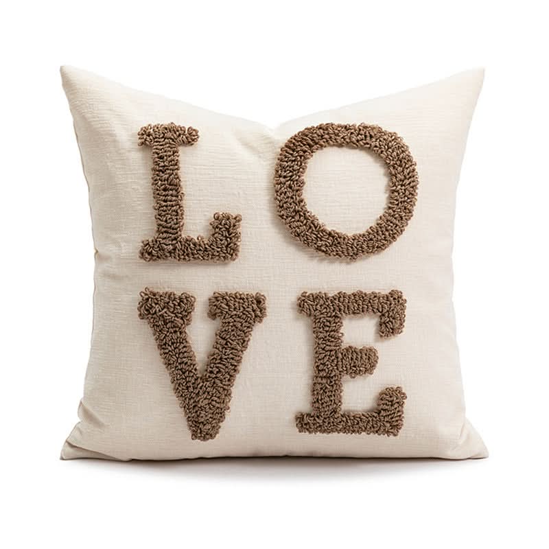 Nordic Red Festive Cushion Cover – Embroidered