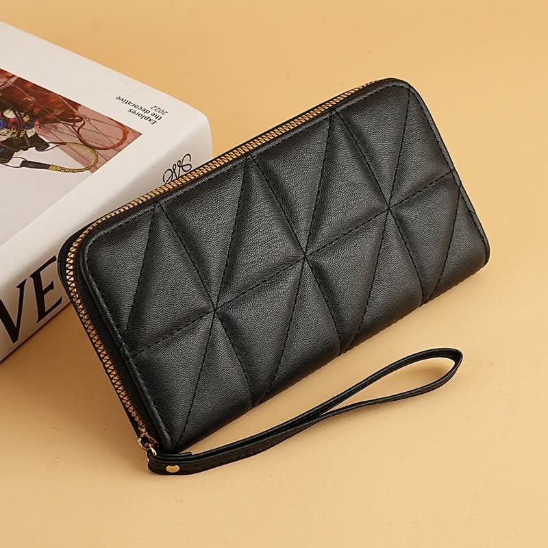 Women’s Wallet – Elegant Zipper Clutch Bag, Short & Long