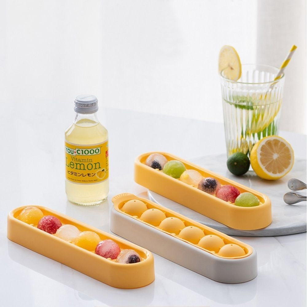 Silicone Ice Ball Mold – Large Round Ice Cube Tray for Whiskey & Cocktails