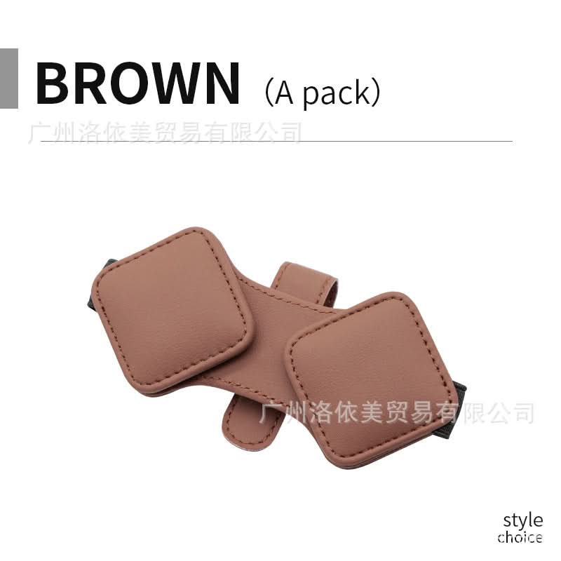Dual-Purpose Car Sunshade Glasses & Ticket Holder