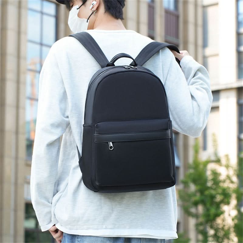 Men's Large Capacity Business Backpack – 15-Inch Computer, Black