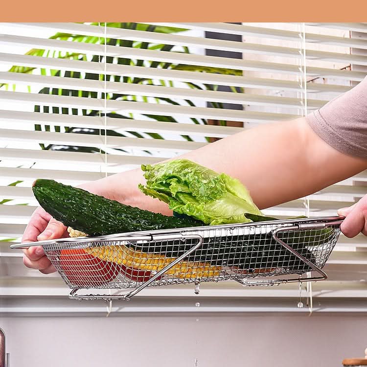 Retractable Stainless Steel Sink Drain Basket Rack