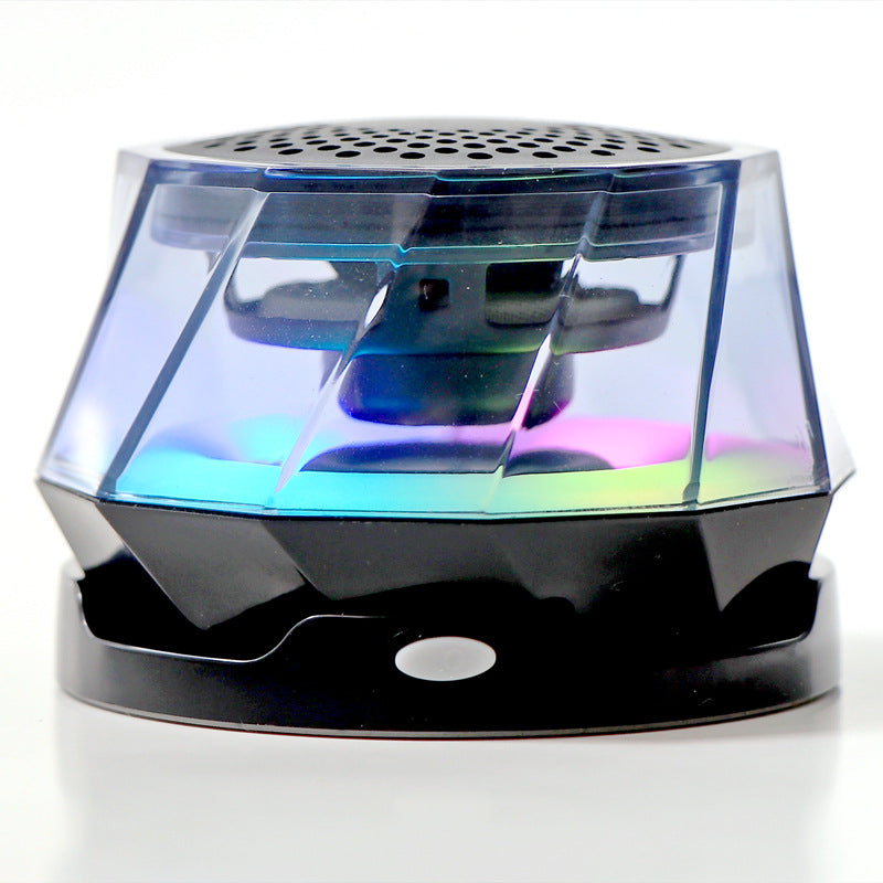 Magnetic Bluetooth Speaker – Portable RGB LED Light Wireless Mini Subwoofer