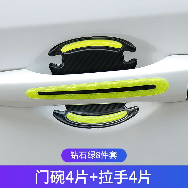 Carbon Fiber Car Fender Reflective Strips – Anti-Scratch & Anti-Collision Body Stickers