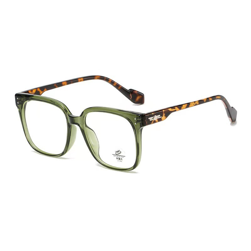 Retro Korean Myopia Glasses Frame – TR90 Anti-Blue Light Eyewear for Men & Women