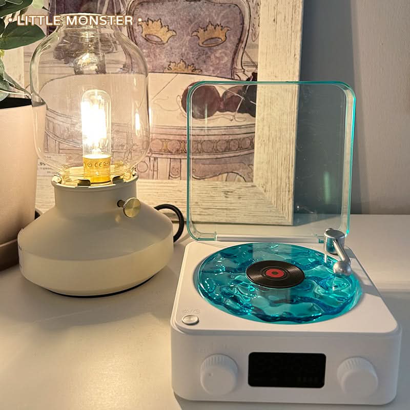 Bluetooth White Noise Speaker with Clock, Atmosphere Light