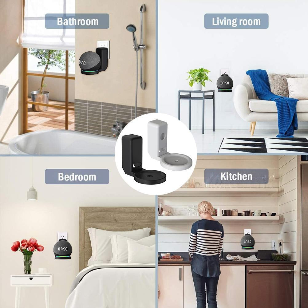 Wall Mount Stand for Echo Dot 4 & 5 – Smart Speaker Bracket Holder (Speaker Not Included)