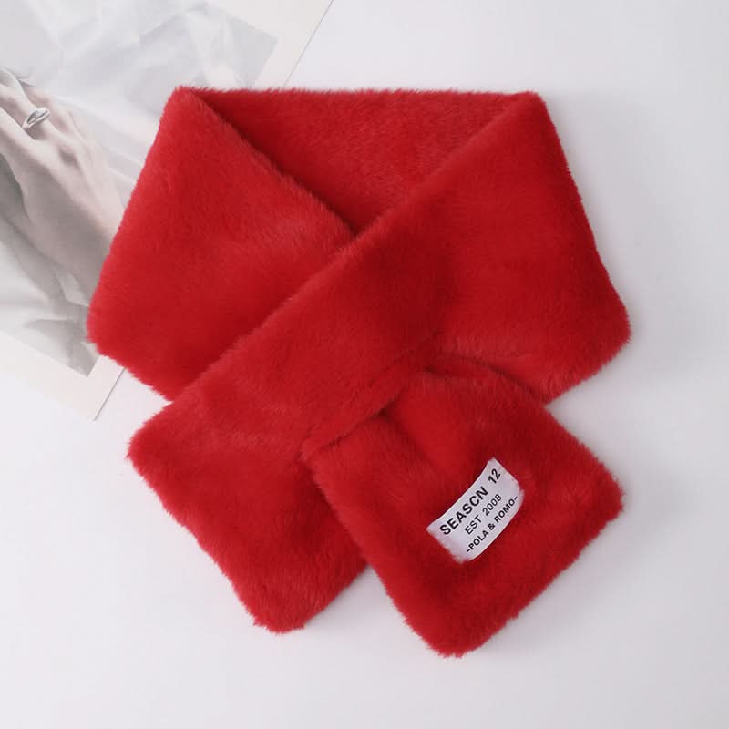 Women's Winter Fur Scarf – Korean Style Neck Warmer