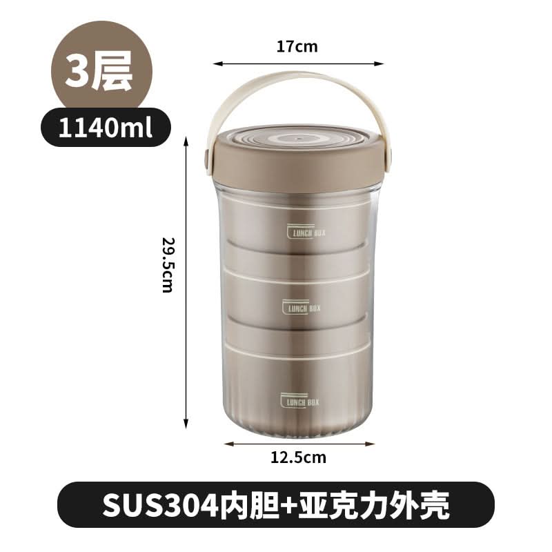 Insulated Lunch Box – Two/Three Layers Food Container