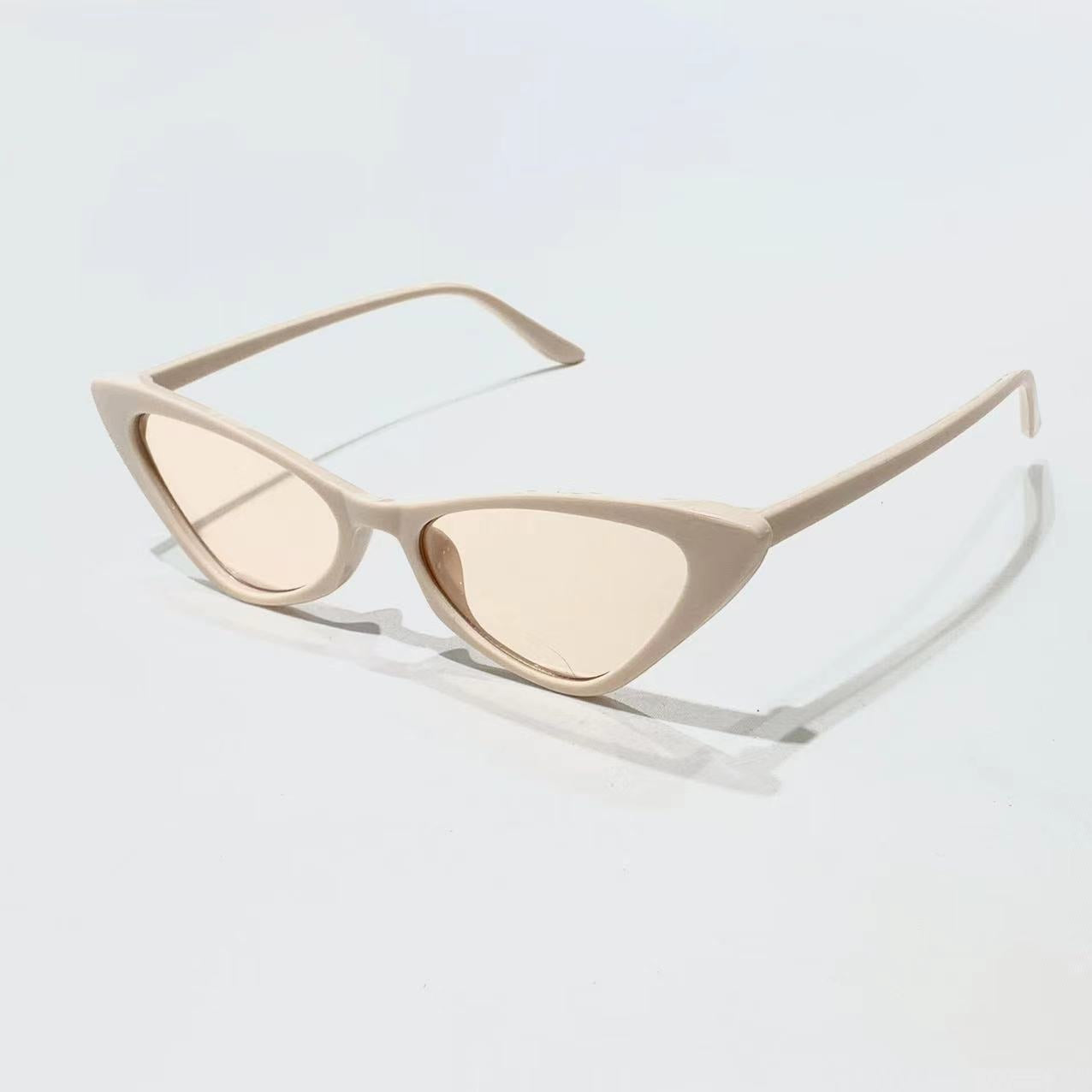 Retro Cat Eye Sunglasses for Women – UV400 Full Frame Fashion Shades