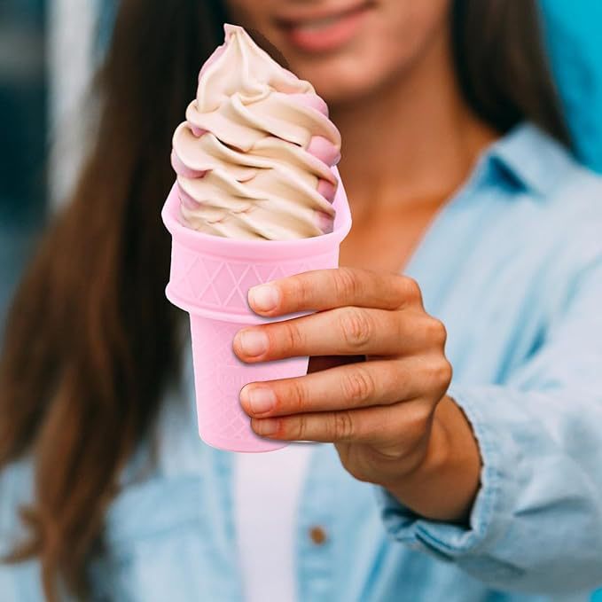 Ice Cream Scoop Spoon for Kids – BPA-Free Plastic, Easy-Grip Design