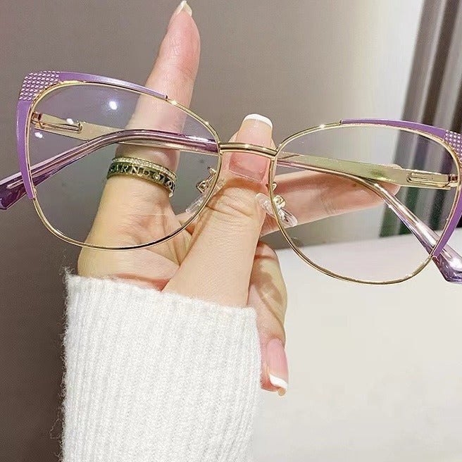 Women’s Cat-Eye Anti-Blue Light Glasses – Fashion Slim Frame, Full-Rim Screen Eyewear