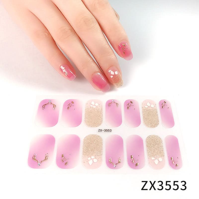 3D Star Diamond Nail Stickers Set