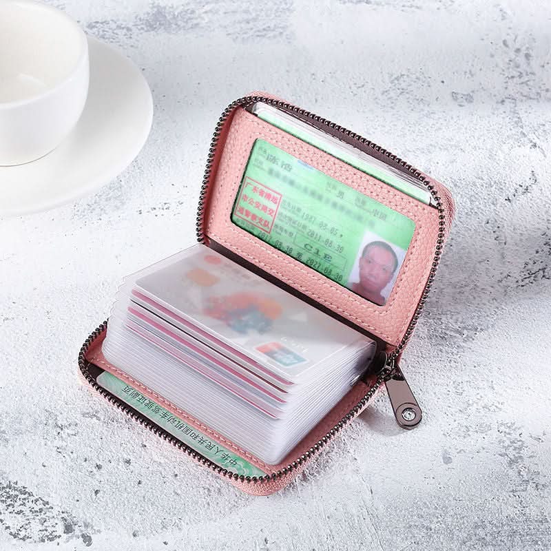 Large-Capacity Card Holder – Multi-Slot Wallet
