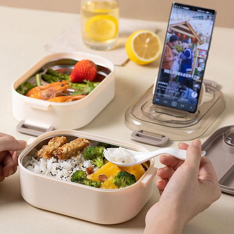 Microwave-Safe Insulated Lunch Box – Single-Layer Bento Box for Adults