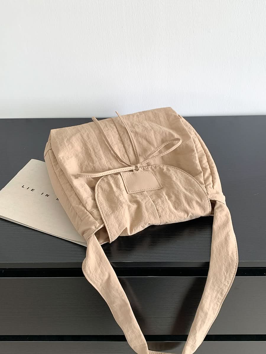 Women's Retro Nylon Shoulder Bag – Stylish Square Crossbody Bag