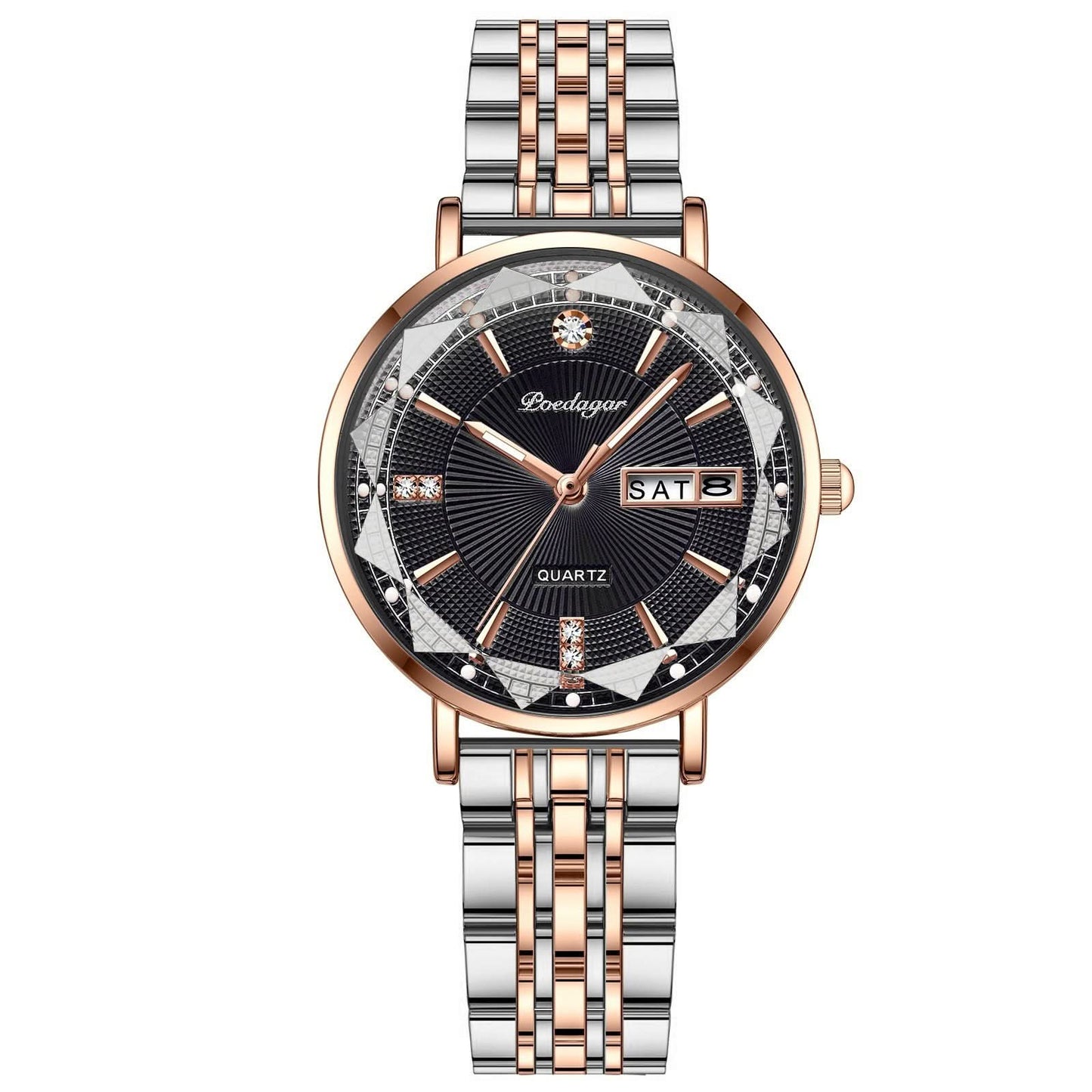Women's Luminous Quartz Watch with Calendar