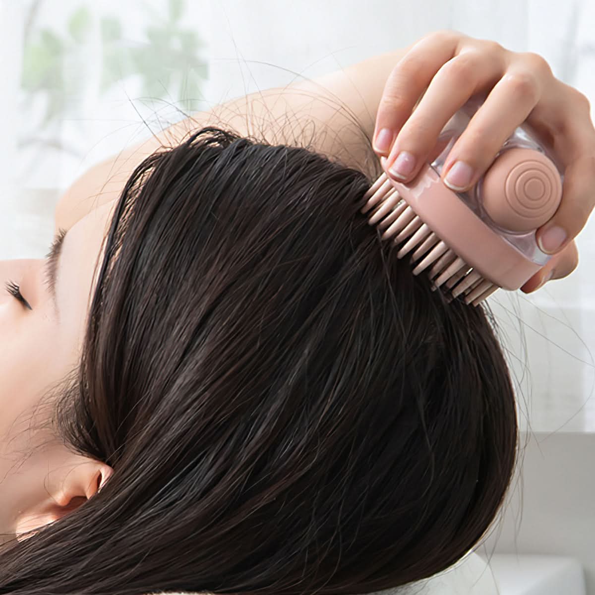 Silicone Scalp Massager & Shampoo Brush – Deep Cleansing, Hair & Scalp Care