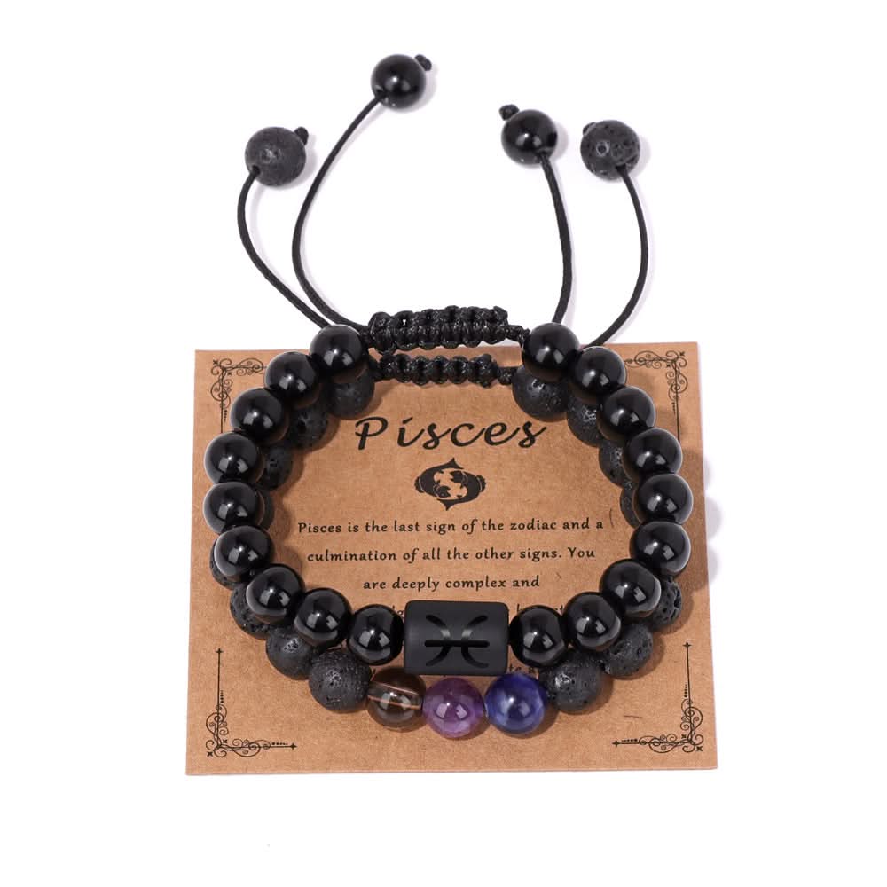 Natural Stone Aromatherapy Bracelet – Zodiac Bracelet for Men & Women